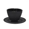 Tasses Soucoupes 70 ml Dot Fonte Tasses À Thé Vintage À La Main Drinkware Outils Ensembles Japonais Tasse À Thé Avec