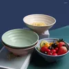 Bowls 7 Inch Large Lightweight Wheat Straw Soup Dinnerware For Noodle Rice Salad 4 Pack