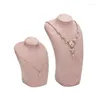 Pochettes à bijoux Accessoires d'affichage Usine Prise de vue directe Collier Bracelet Ensemble de peinture rose