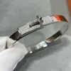 hfrmfs bangle for womens rign for womens curion size 17cm inslaid crystal link Designerブレスレットカウンター品質材料公式複製