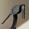 Lyxiga AEVITAS sandaler vattentät plattform högklackat personlig Catwalk-design i läder tjock klack och dubbel ankelrem dekorerad med strass storlek 35-42