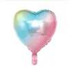 Party Decoration 32inch Number Ballons Helium Gradient Colorful Star Heart Round Foil Balloons Children's 16th Happy Birthday