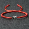 Strand Handmade Braid Knot Bracelet Tibetan Buddhist Adjustable Copper Bracelet&Bangle Men Women Yoga Energy Jewellery Friend Gift