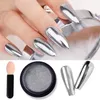 Nail Glitter 1Box Miroir Poudre Métallique Couleur Art Gel Polissage Chrome Flocons Pigment Poussière Décoration Manucure Accessoires