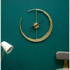 Wandklokken Large Silent Clock Modern Design Living Room Classic Mute Nordic Creative Reloj de Pared Home Decoration EF50WC