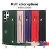 Leather Card Slots Hand Strap Kickstand Wallet Cases For Samsung Galaxy S23 Ultra S22 S21 FE S20 Plus Note 20 Crossbody Stand Phone Cover