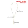 Pendant Necklaces Test Fashion Casual Personality Circle Lariat Gold Color Necklace High Quality Simple Choker Women