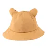 Şapkalar Yaz Bebek Çocuklar Solid Nefes Beach Sunhat Sunhat kova şapka şapkası oyuncaklar bebek için erkek doğum günü hediyesi anime güneş