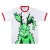 White T Shirts Tees Short Sleeve Tees For Men Rabbit Printed High-Quality T-shirts Tops Pure Cotton Hip Hop Tee