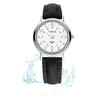 腕時計ファッション防水鏡の豪華な時計の男性トレンドシンプルなレトロなビジネスカップルクォーツメンズと女性の時計