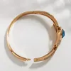 Bangle Trendy Bangles For Womens Made With Crystals From Austria Fashion Korean Style Luxurious Hand Jewelry Birthday Gifts