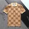 2023SS% 100 Pamuk Stripe Erkekler Polo T-Shirt Moda Giyim Kısa Kollu Hip Hop Üstler Baskı Mektubu Kaykay Kadınlar M-3XL