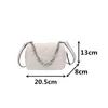 الأكياس المسائية أزياء Oxford Cloth Messenger Luxury Women Designer Chain Bag Bag White Crossbod