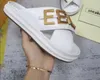 2023 Fashion Women Men Sandal Luxury Designer Lady Gentlemen Colorful Canvas Letter Anatomic Leather slide 6 style Model 35-45 With Bubble wrap box