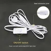 LED Strips 220V LED bande lumières 5050 LED étanche bande haute luminosité Flexible cuisine extérieure lampe de jardin à LED avec interrupteur de prise d'alimentation P230315