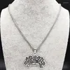 Подвесные ожерелья 2023 Осьминовое ожерелье для осьминога Мужчины Женщины Серебряный цвет из нержавеющей стали Ювелирные украшения Рождественский подарок Colgante N19853