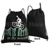 Sac à dos Life Is Better In The Mountain Sacs à cordon Sac de sport Étanche Biker Vélo Cyclisme Pour vélo