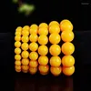 Bangle Fashion 10-20mm Baltic Amber Beeswax Bracelet For Men And Women Hand Polished Ball Bead Gift