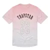 Trapstar 23ss 印刷 tシャツ男性トレーナーデザイナー Tシャツヒップホップ半袖 Tシャツ Wo Tシャツラウンドネックプルオーバー Tシャツオーバーサイズクロップトップ
