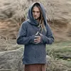 Men's Hoodies HEFLASHOR 2023 Knight Vintage Medieval Costume Halloween Party Men Viking Cosplay Full Sleeve Sweatshirt