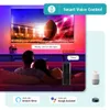 Tiras de LED tuya wifi ws2812b rgb 5050 led led tira led lumin dc5v endereçamento flexível fita rgb smart decoração home backlight for Alexa google p230315