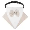 Odzież dla psa Sucado Formal Wedding Bandana Obroża z muszką urodzinową Kostium Regulowany impreza zwierząt domowych strój walentynki strój cosplay