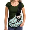 Dog Car Seat Covers Cute Cake Biscuit Print Pet Carrier Crossbody Bags Puppy Carrying Shoulder Sling Bag Travel Cat Pouch Pets Accessories