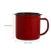 Canecas 1pc Tão de ferro vintage Durável Copo de água de caneca pequena para restaurante em casa MUGMUGS