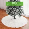 Decorazioni natalizie Gonna albero bianca Paillettes peluche di alta qualità ricamate