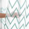 Curtain TPS Tulle Waves Embroidered Voile Curtains For Living Room Window Treatment Sheer Bedroom Kitchen Blinds Drapes