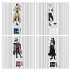 Keychains 15cm bungo Stray Dogs Anime -figurer Dazai Osamu Nakajima Atsushi Cosplay Akryl Stativs Model Desk Decor Standing Sign Gifts Gifts