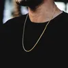 Chains K Gold Filled Twisted Chain Necklace For Men/Women Rope Africa Jewelry Arab Ethiopia Long Boyfriend GiftChains