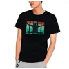 Hommes t-shirts hommes femmes fête clignotant chemise rougeoyante Couple Disco DJ son activé lumière LED haut vers le bas mode à manches courtes t-shirt