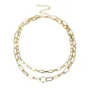 Chaînes bijoux ange collier aile dorée chaîne amour Vintage serrure femmes colliers pendentifs barre petit pour les femmes