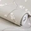 壁紙中国の非織りガーデンプラムの壁紙非自己接着剤リビングルーム寝室背景壁紙店の装飾家の装飾