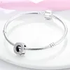 925 silver Fit Pandora Original charms DIY Pendant women Bracelets beads 26 Alphabet Charms Bead