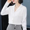 Blusas femininas moda feminina tops e elegante vestido de escritório 2023 blusa de manga longa Ladies PLUS PLUSTOS TAMANHO CLAR