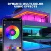 شرائط LED RGB 5050 LED شريط LED APP Bluetooth التحكم USB اللون تغيير الأضواء المرنة 5V تلفزيون سطح المكتب شاشة الإضاءة الخلفية ديكور P230315