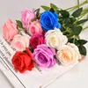 Decorative Flowers 10Pcs Artificial Bouquet Beautiful Silk Roses Wedding Home Table Decoration Arrange Fake Plants Valentine's Day