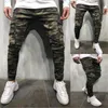 Mens jeans modetrend camouflage jeugd persoonlijkheid slanke broek lente en herfst vrachtbroek 230317