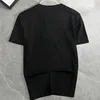 Летние футболки для мужчин топ-дизайнерские дизайнерские футболка мужская одежда для одежды белые футболки Поло Поло М-ххл с короткими рукавами двойной хлопок 831375