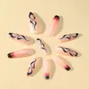 Faux Ongles 24PCS Art Nail Matte Long Press On French Sweet Cool Girl Style Artificielle Fournitures Pour Ongles