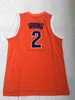 NCAA Mens Vintage Basketball Jerseys College Moive Oncle Drew Harlem Buckets Jersey Kyrie 2 Irving Big Fella 34 Chemises Orange Stiltched S-2XL