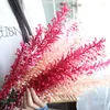 Fleurs décoratives 7 pcs/lot plante artificielle plume PE fausse branche de fleur pour la décoration de la maison Bouquet fournitures de fête de mariage bricolage mur