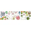 Wall Stickers Easter Day Cartoon Paste Bedroom Decoration Window Fridge Magnets Home