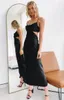 Casual Dresses 2023 Sexy Solid Dress Party Club Wear Long Clothing For Women Sleeveless V-Neck Backless Elegent