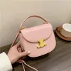 Cosmetic Bags Cases Fashion One Shoulder Bags Women's Handbag High-quality design portable Tote semi-round Saddles bag Luxury casual Cross-body Portable