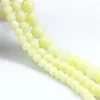 Beads 6 8 10mm Glowing In The Dark Round Yellow Luminous Spacer For Beadwork Jewelry Making Diy Bracelet Charms 15''Inches