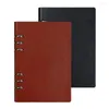 Faux Leather Journal Notebook Diary A5 6-Ring Binder Office Writing Planner