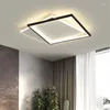 Kroonluchters acryl dunne rand led kroonluchter wit frame decoracion voor woonkamer slaapkamer verlichting verlichting keukenarmaturen met controller